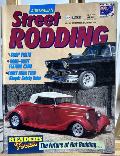 Graffiti Australian Street Rodding Magazine No.92 September/October 1993 In VGC