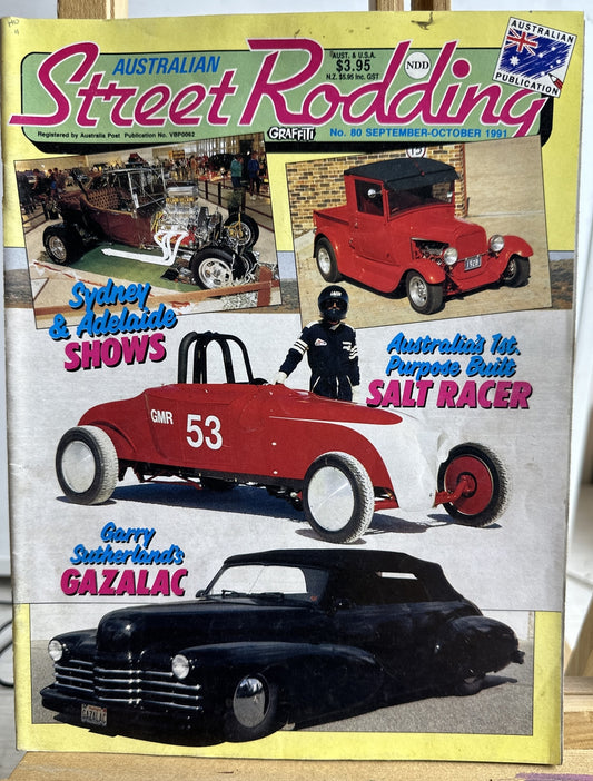 Graffiti Australian Street Rodding Magazine No.80 September/October 1991 In VGC