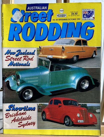 Graffiti Australian Street Rodding Magazine No.86 September/October 1992 In VGC