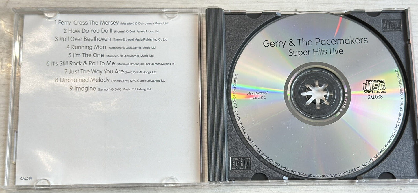 Gerry And The Pacemakers - Super Hits Live - Music CD In Good Condition 4910