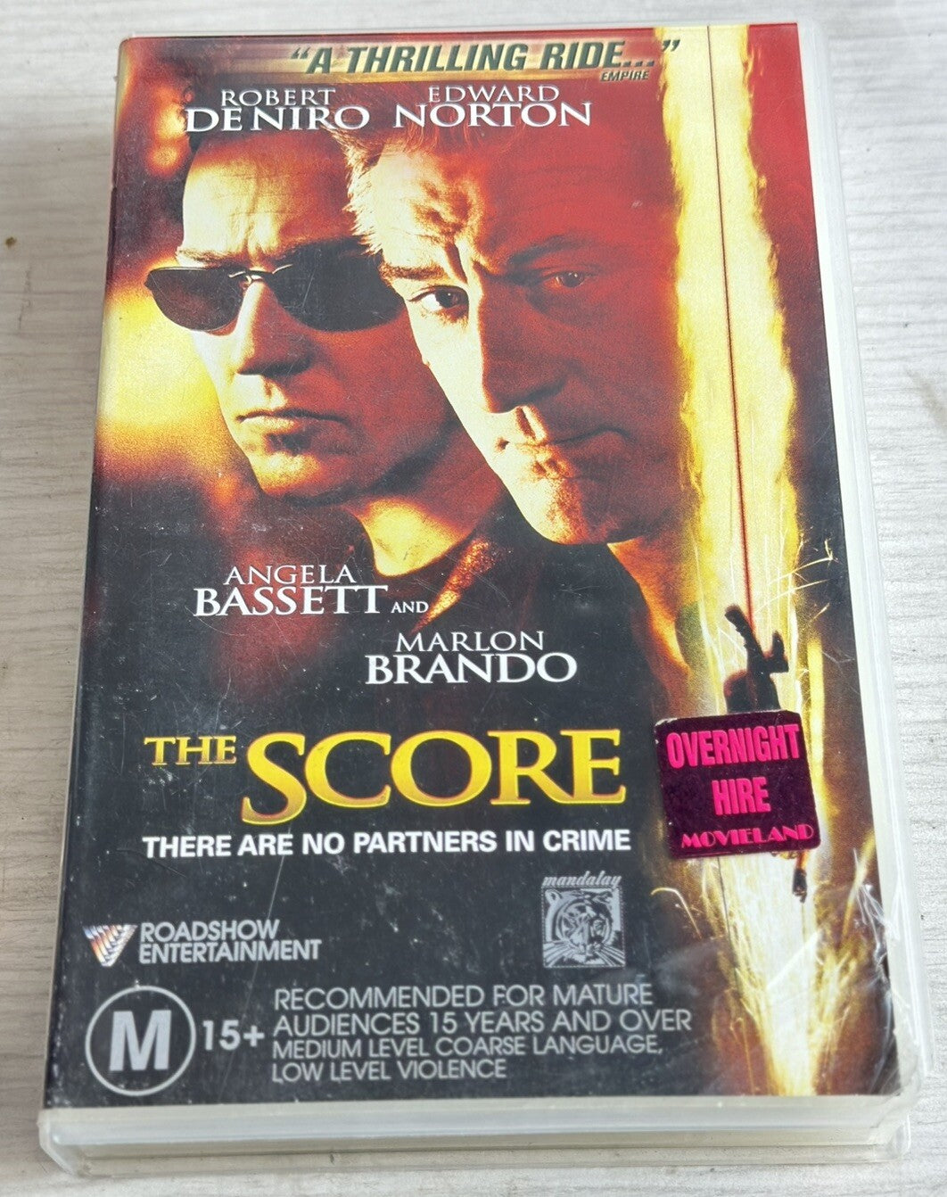 The Score VHS / VCR Ex-Rental In Ok Condition
