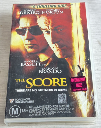 The Score VHS / VCR Ex-Rental In Ok Condition