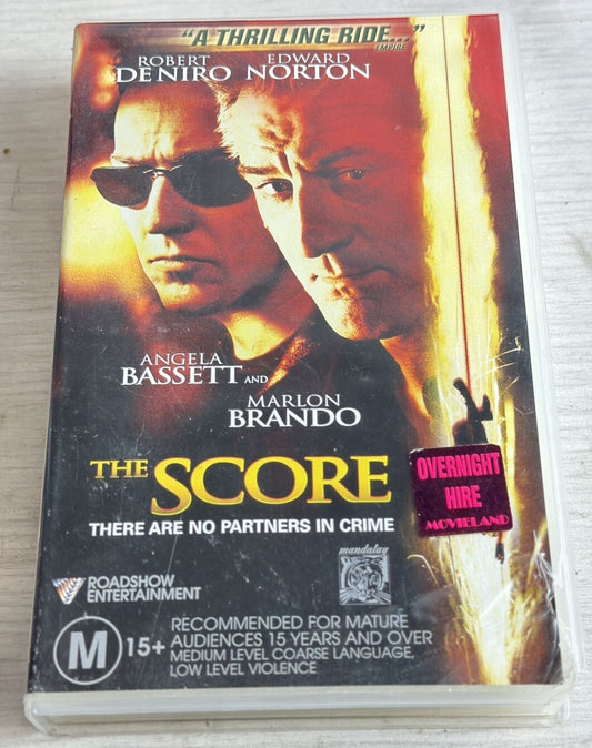 The Score VHS / VCR Ex-Rental In Ok Condition