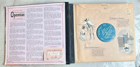 Readers’s Digest Treasury Of Great Operettas - Vintage Vinyl Record