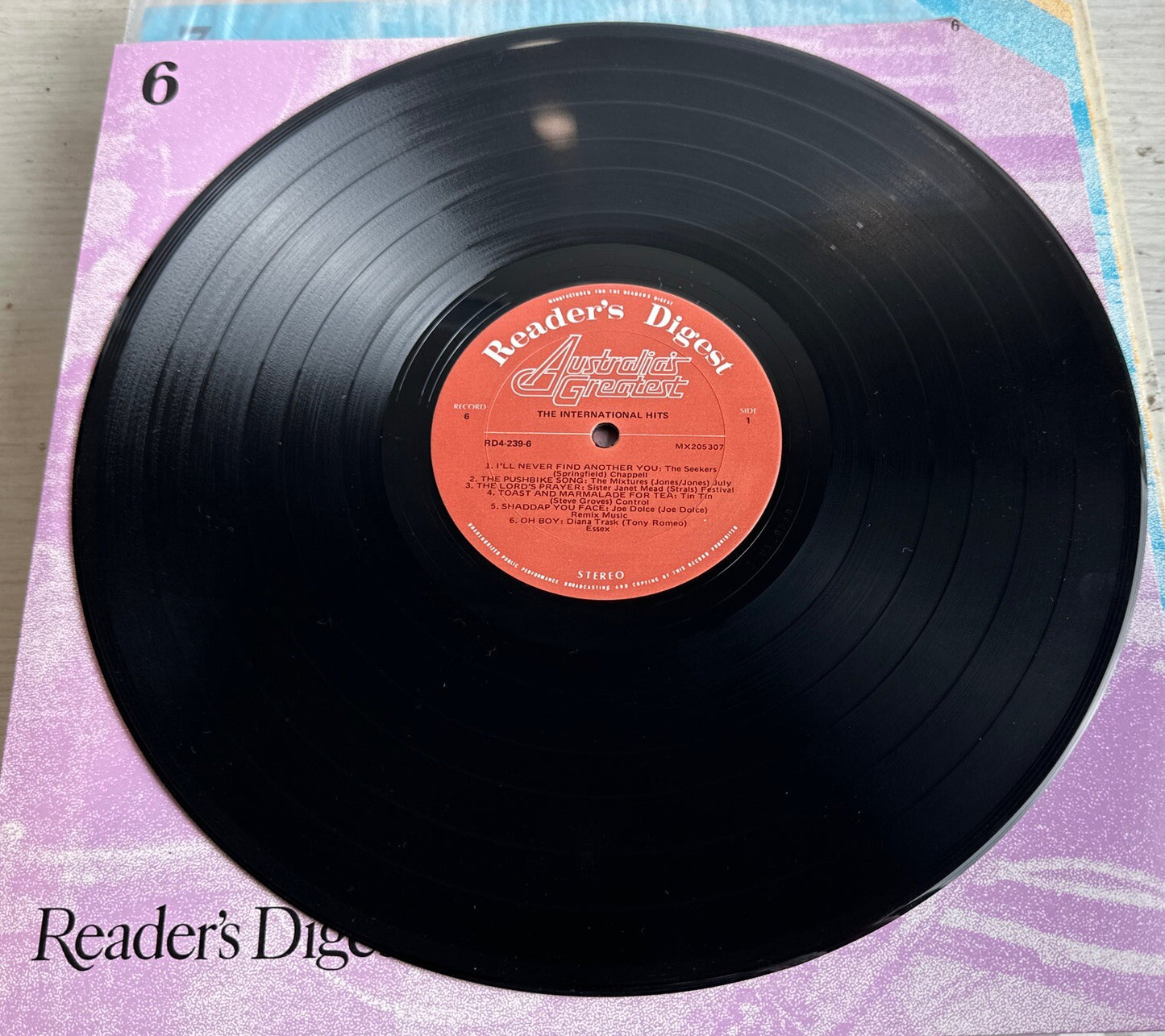 Reader's Digest - Australia's Greatest - Record OK Condition Missing Outer Cover