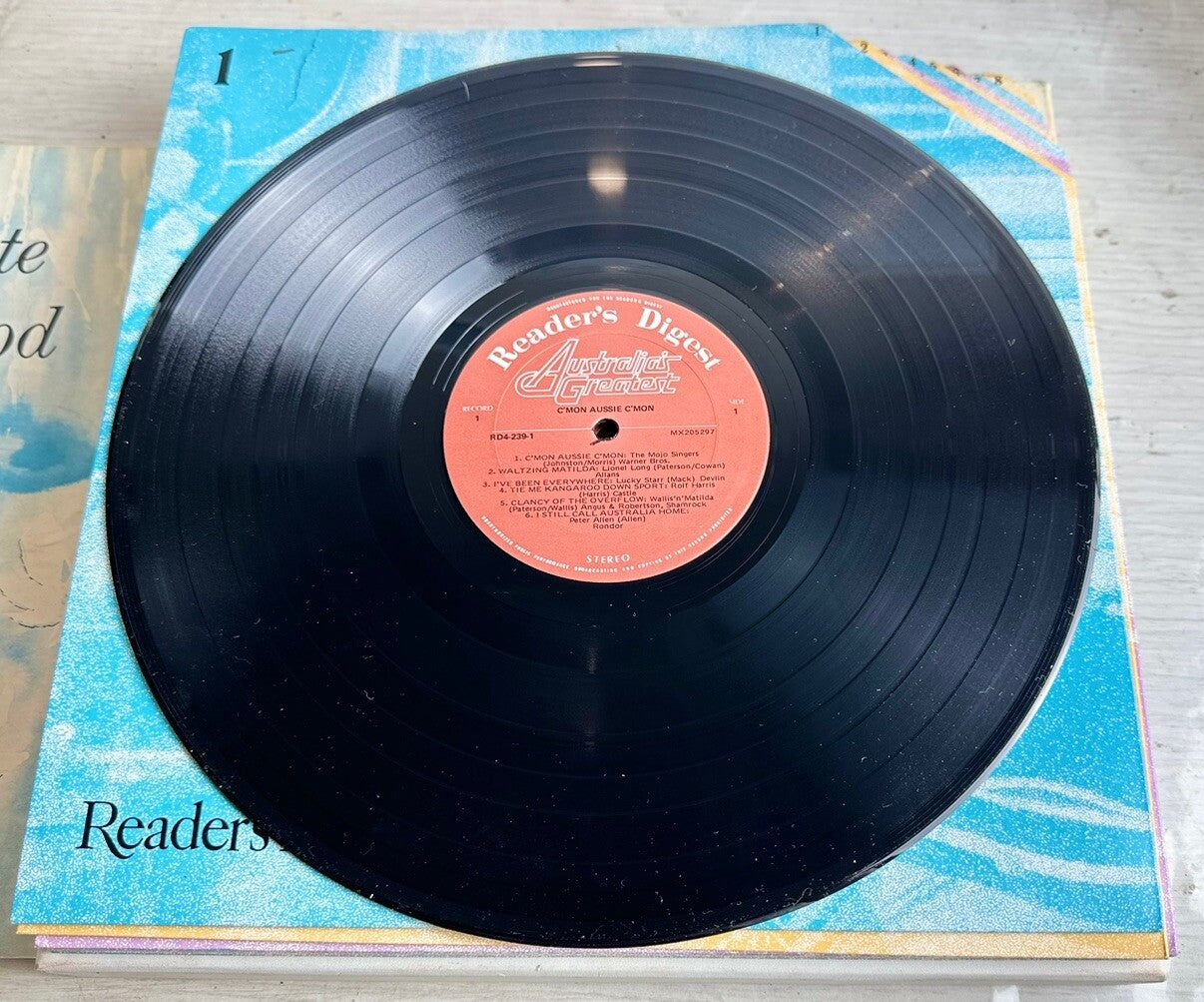Reader's Digest - Australia's Greatest - Record OK Condition Missing Outer Cover