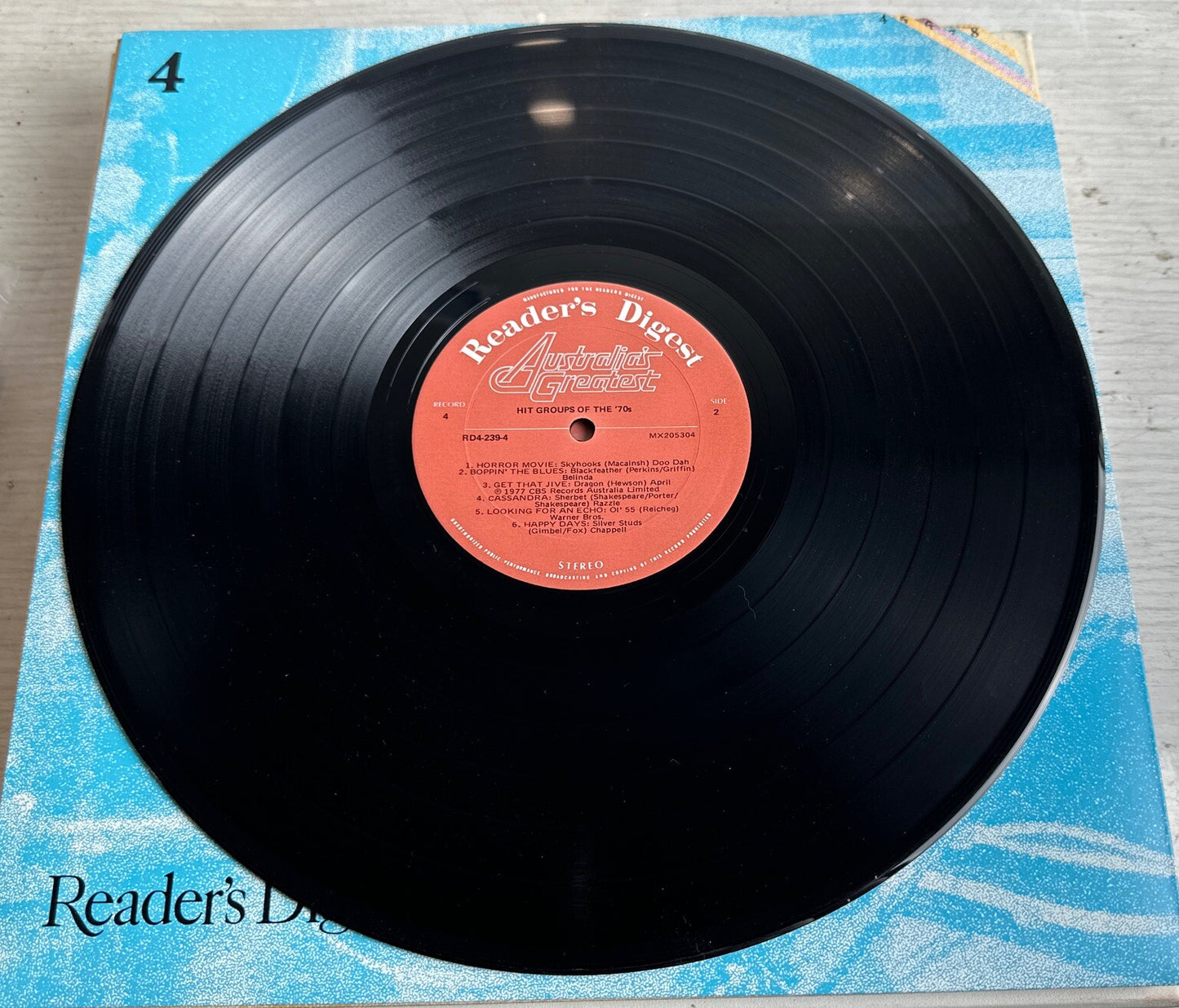 Reader's Digest - Australia's Greatest - Record OK Condition Missing Outer Cover