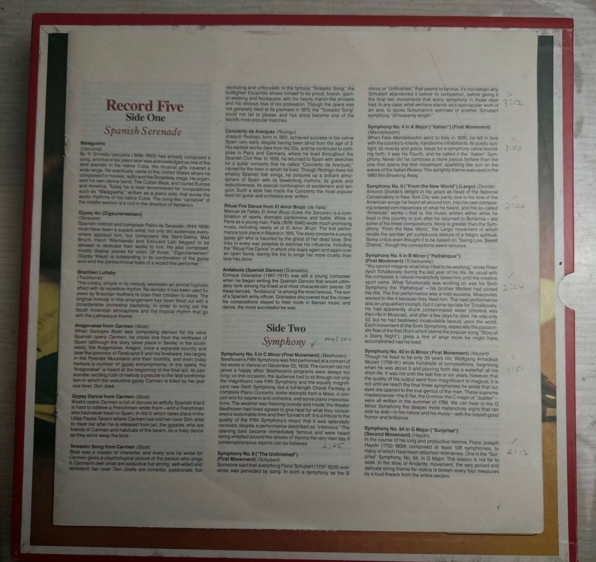 Reader's Digest - 150 Best Loved Melodies - Vinyl Record In Good Condition