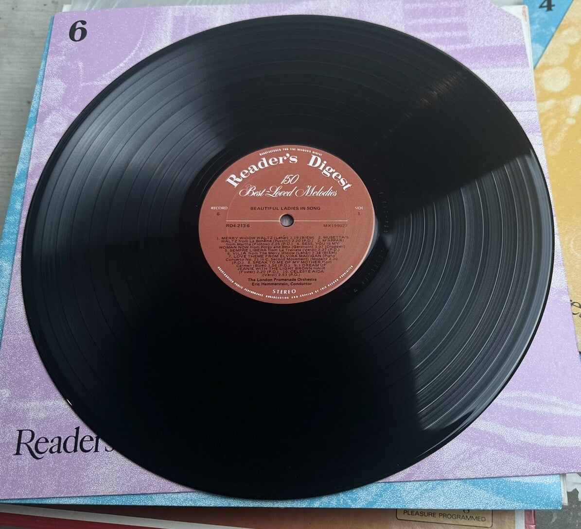 Reader's Digest - 150 Best Loved Melodies - Vinyl Record In Good Condition