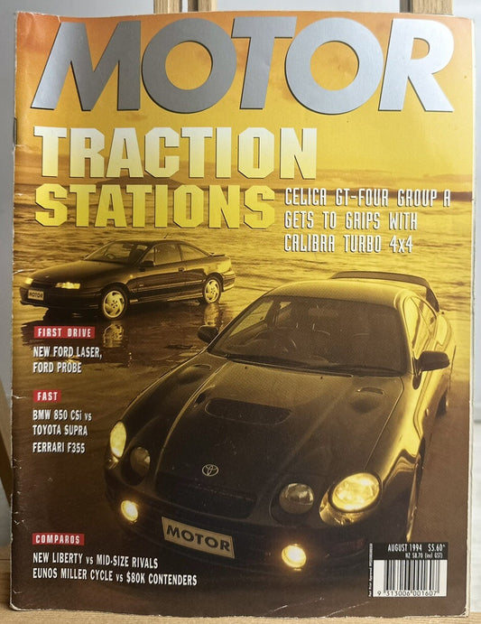 Motor August 1994 Vintage Magazine In Good Condition