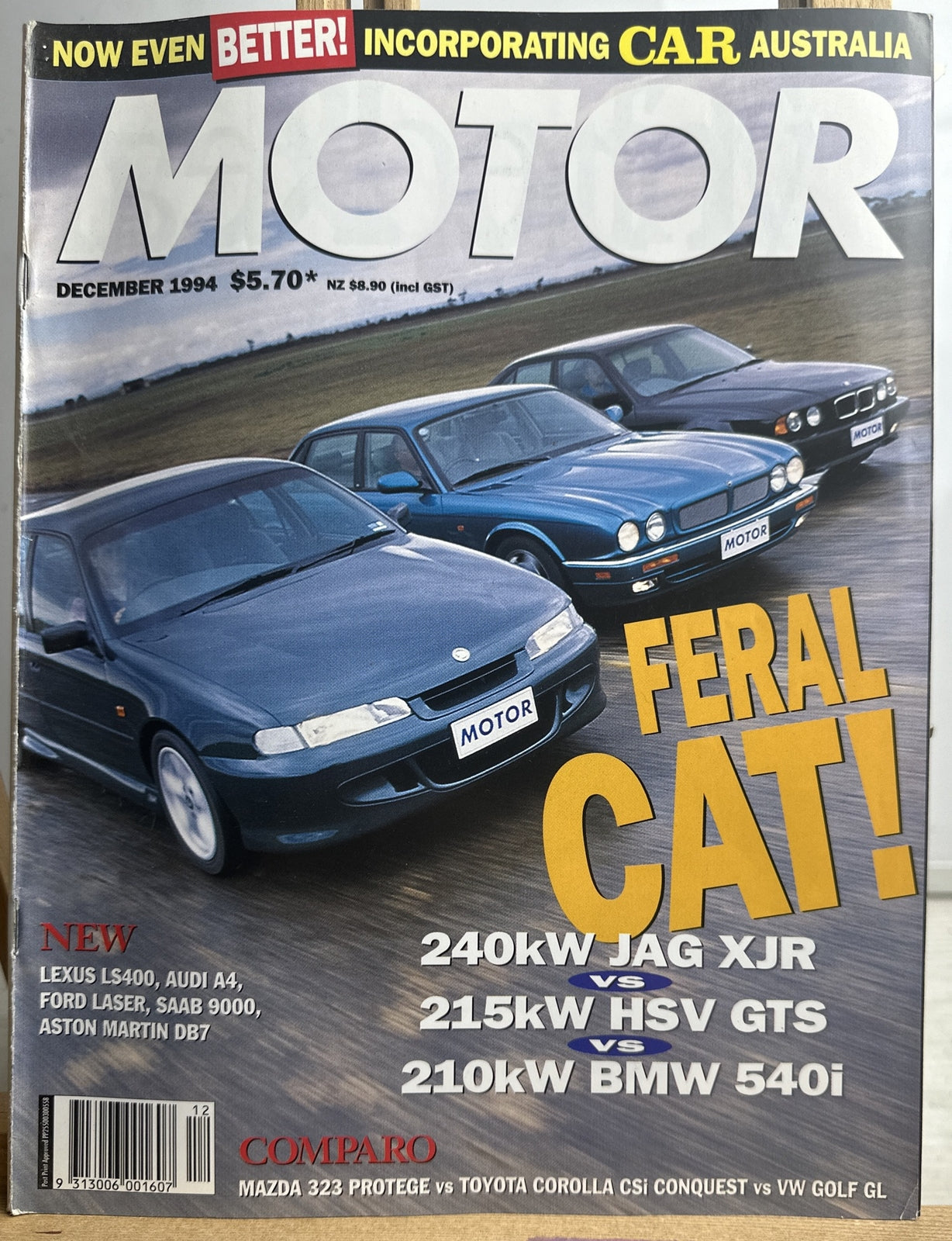 Motor December 1994 Vintage Magazine In Good Condition
