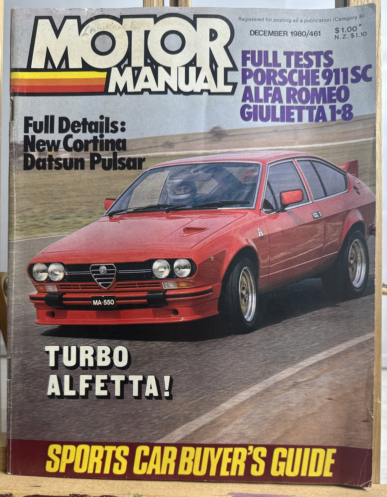 Motor Manual December 1980 Vintage Magazine In Good Condition