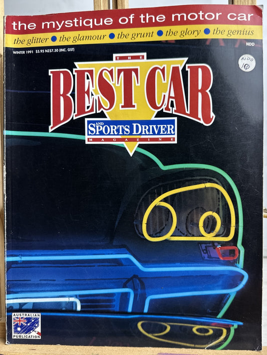 The Best Car And Sports Driver Magazine Winter 1991 Vintage In Good Condition