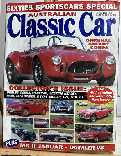 Australian Classic Car No.73 Vintage Magazine In Good Condition