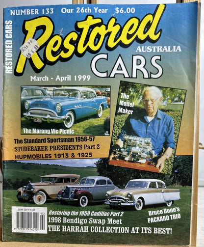 Australia Restored Cars Mar/Apr 1999 No.133 Vintage Magazine In Good Condition