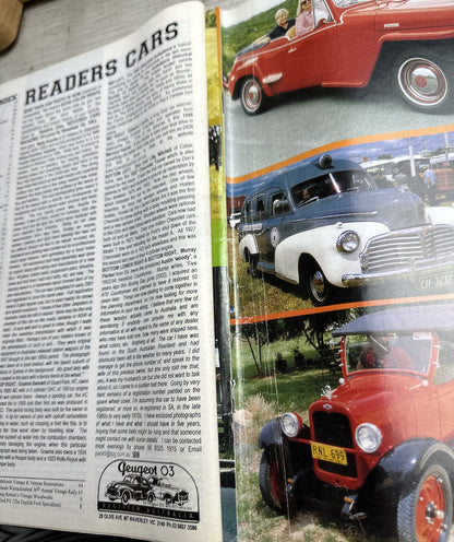 Australia Restored Cars Mar/Apr 2003 No.157 Vintage Magazine In Good Condition