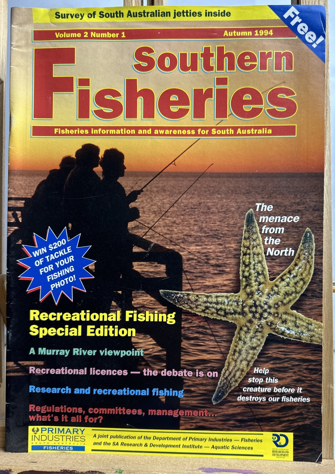 Southern Fisheries Magazine Vol.2 No.1 1994 In Good Condition