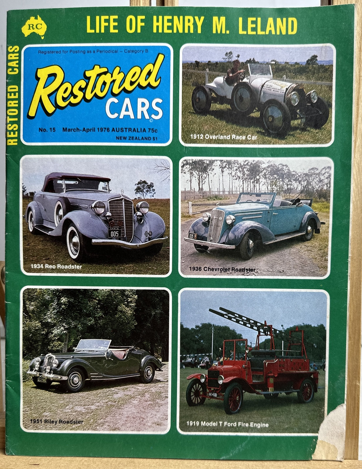 Restored Cars Vintage Magazine No.15 March / April 1976 In Ok Condition