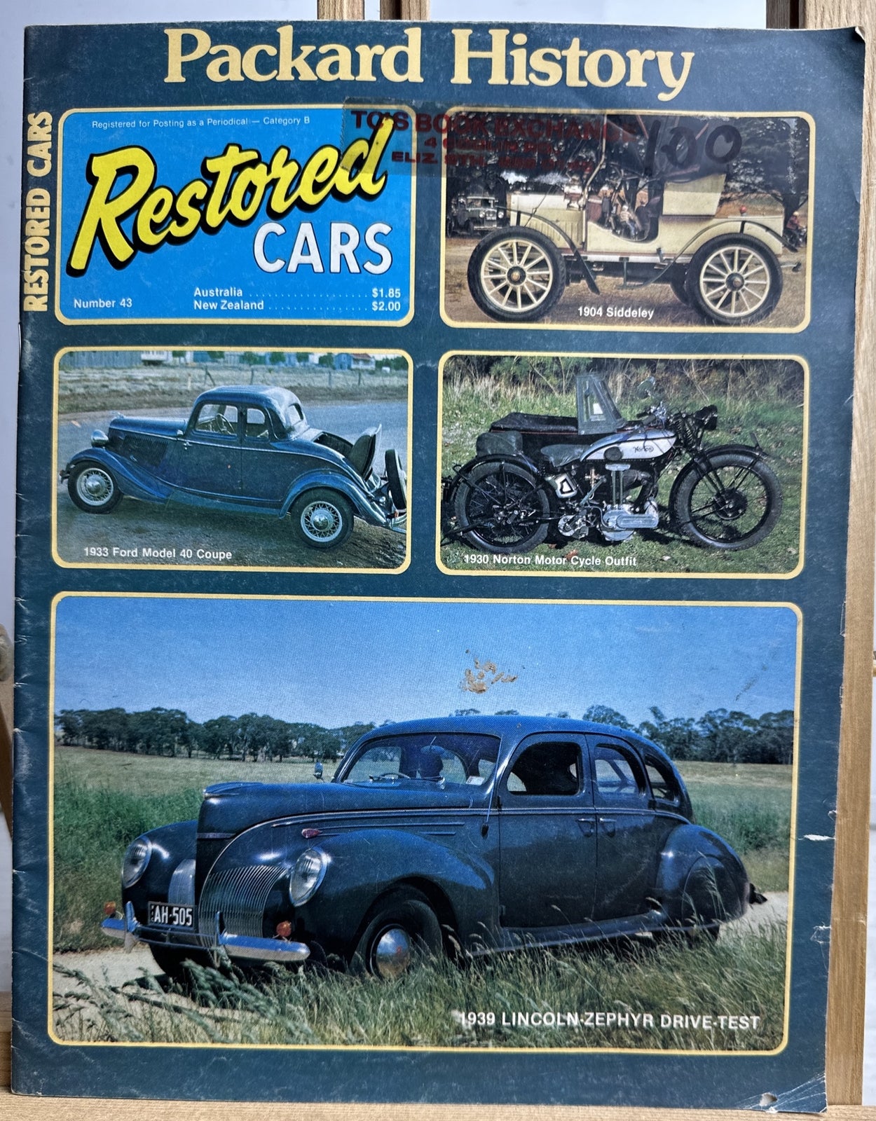 Restored Cars Vintage Magazine No.43 In Ok Condition