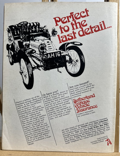 Restored Cars Vintage Magazine No.29 July / August 1978 In Ok Condition