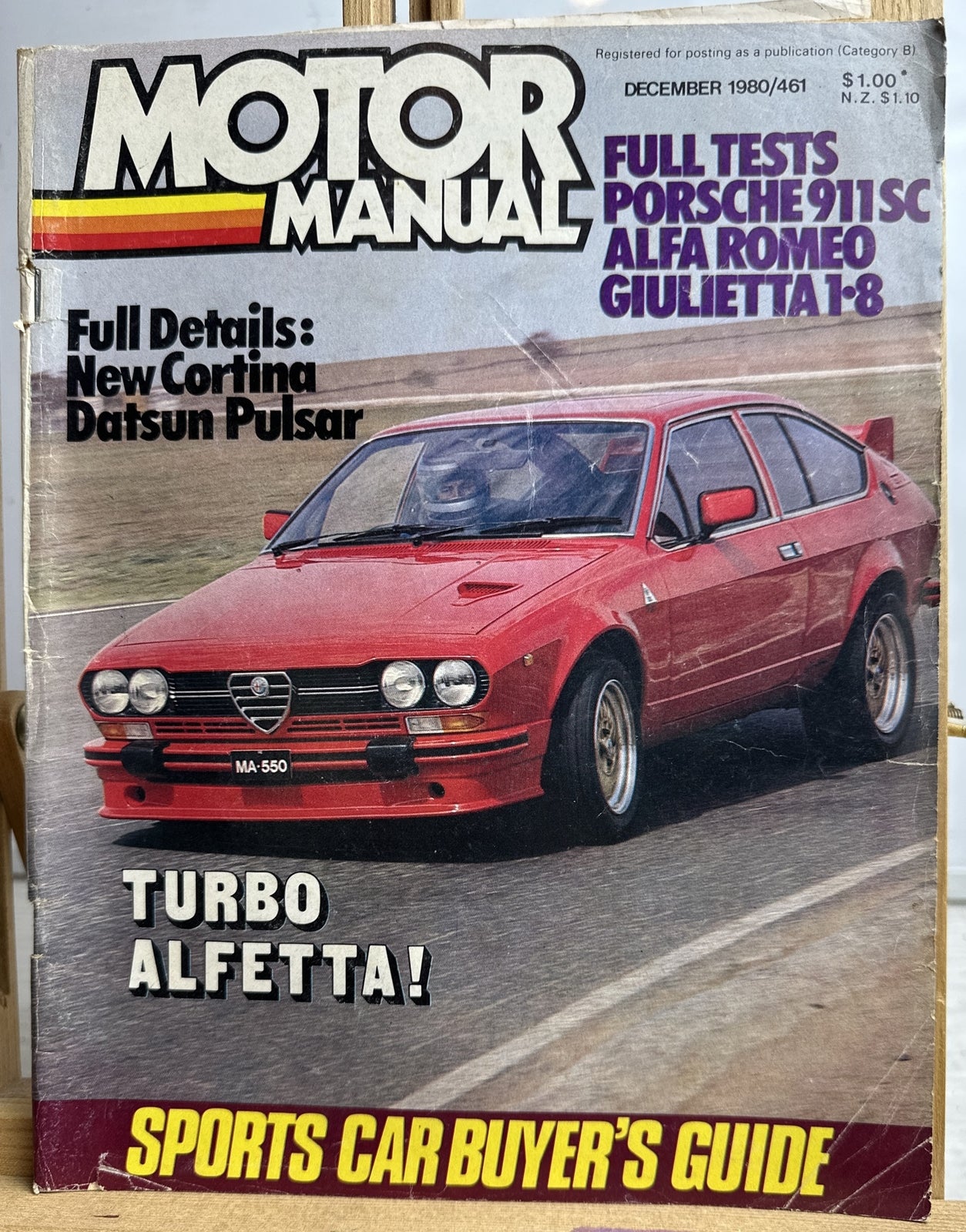 Motor Manual Vintage Magazine December 1980 No.461 In Ok Condition