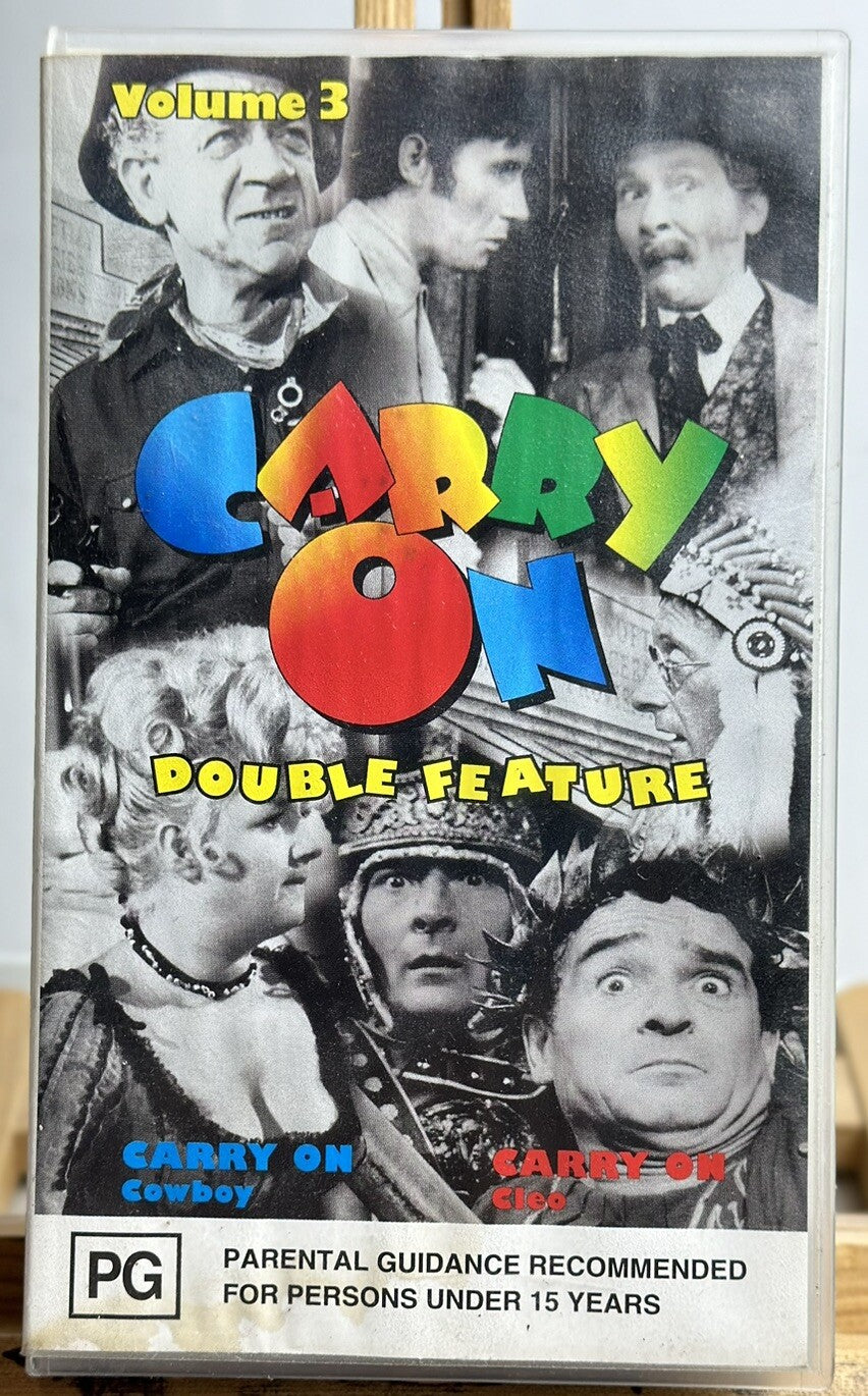 Carry On Cowboy Vol.3  - VHS  - In Good Condition - 4722