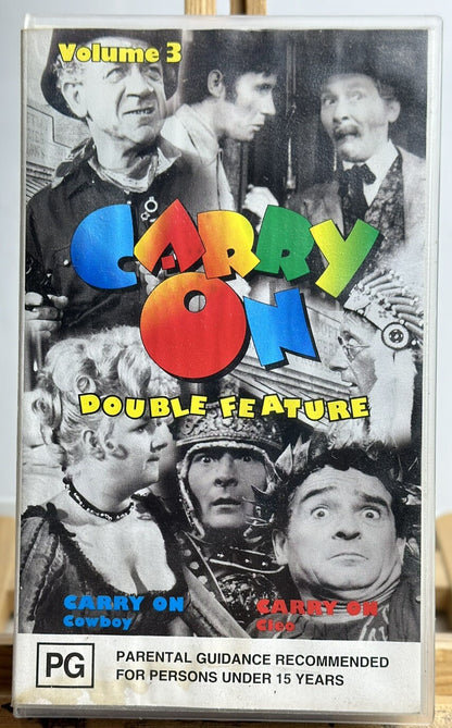 Carry On Cowboy Vol.3  - VHS  - In Good Condition - 4722