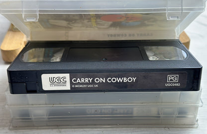 Carry On Cowboy Vol.3  - VHS  - In Good Condition - 4722