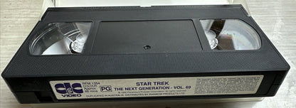 Star Trek The Next Generation - Chain Of Command, Part 2 & Ship In A Bottle VHS