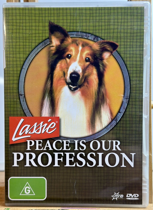 Lassie Peace Is Our Profession DVD - In Good Condition - 5039