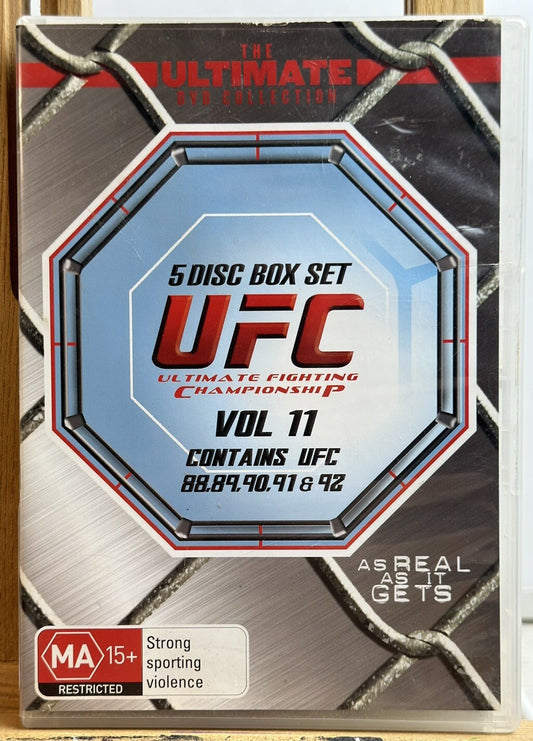 UFC Ultimate Fighting Champions Vol 11 Contains 88,89,90,91,92 DVD - In VGC 4751