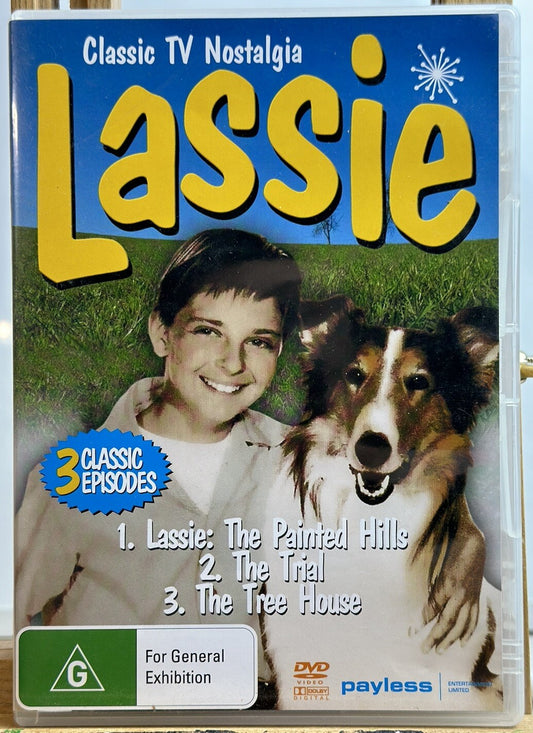 Lassie 3 Classic Episodes 1 The Painted Hills, The Trail, The Tree House DVD