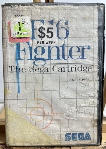 F-16 Fighter - SEGA Master System [PAL] Water Damaged 4266
