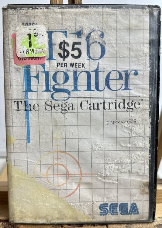 F-16 Fighter - SEGA Master System [PAL] Water Damaged 4266