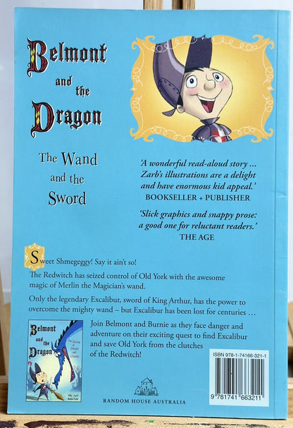 Belmont And The Dragon The Wand And The Sword By Mike Zarb & Robin Gold Book