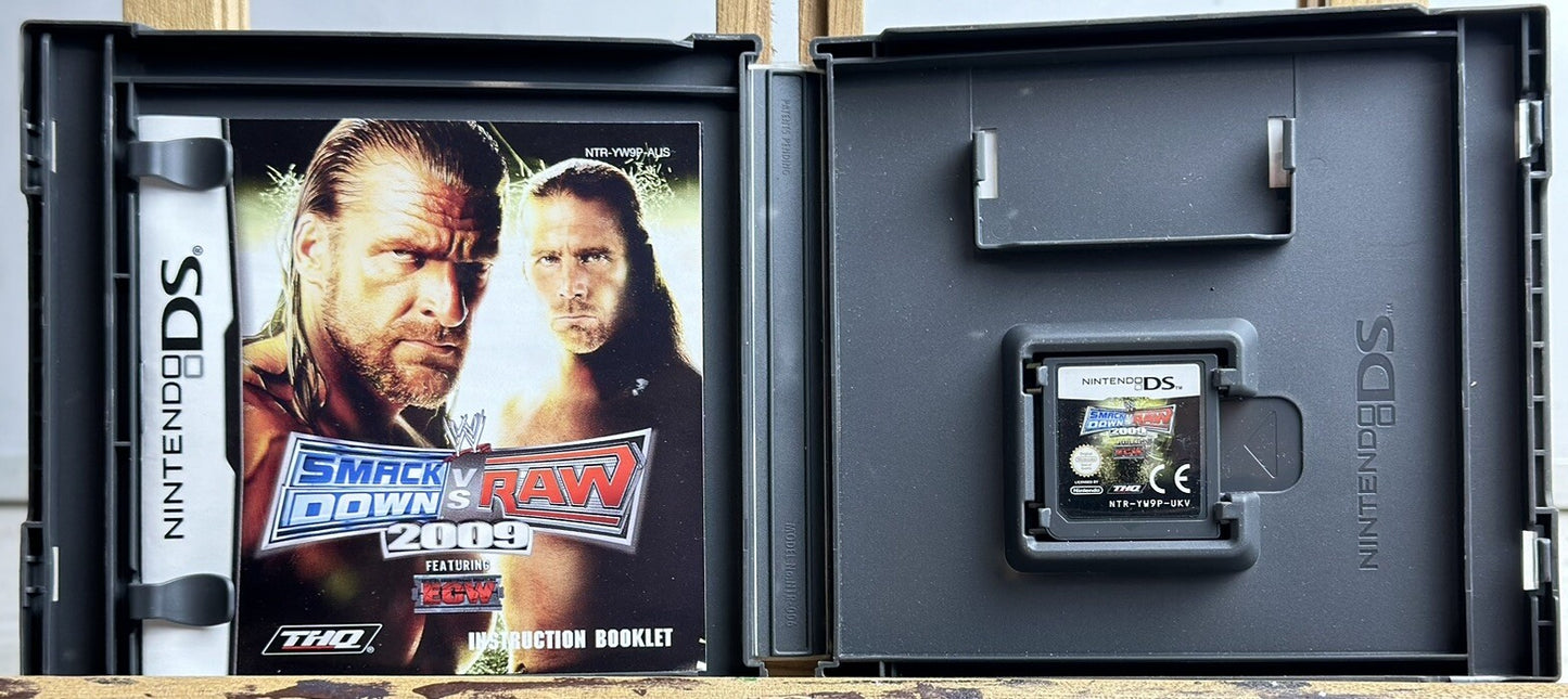Nintendo DS - WWe Smackdown Vs Raw 2009 Featuring ECW In Good Condition 5533