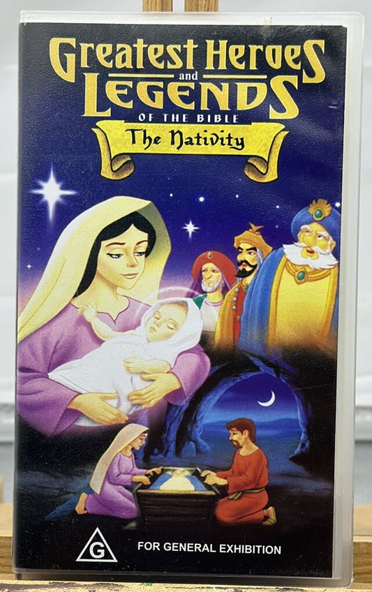 Greatest Heroes And Legends Of The Bible The Nativity - VHS Video Tape - 5386