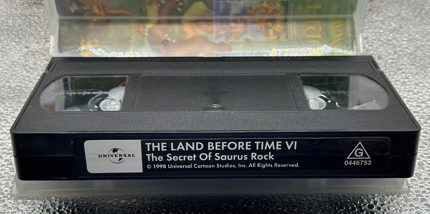 The Land Before Time The Secret Of Saurus Rock - VHS Video Tape - In GC - 5374