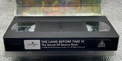 The Land Before Time The Secret Of Saurus Rock - VHS Video Tape - In GC - 5374