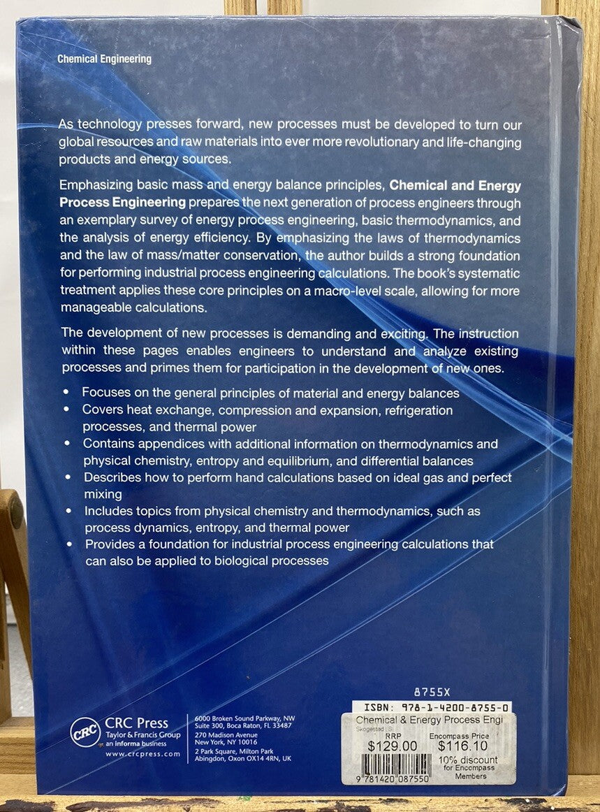 Chemical And Energy Process Engineering - Sigurd Skogestad - Textbook In GC