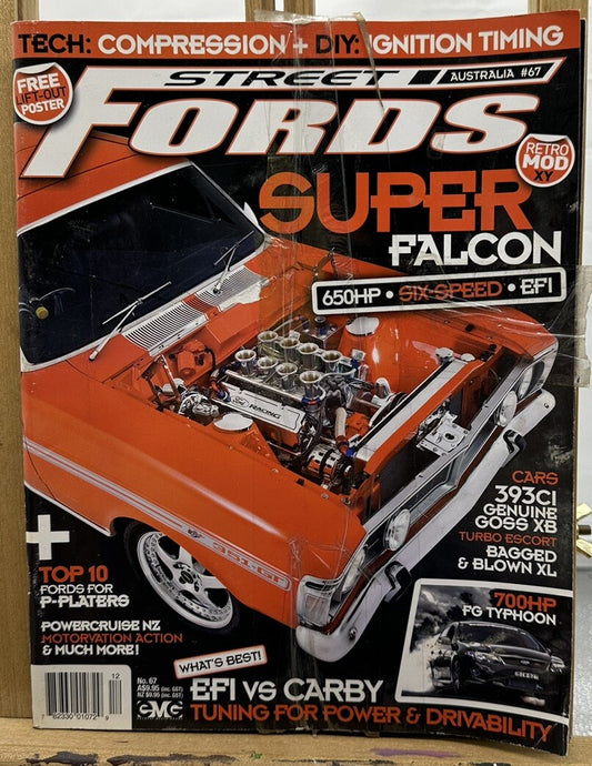Street Fords Australia Issue 67 Magazine In Poor Condition