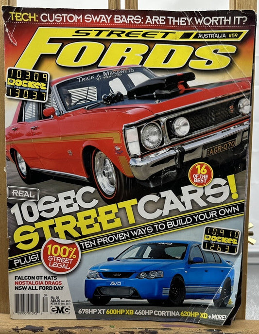 Street Fords Australia Issue 59 Magazine In Poor Condition