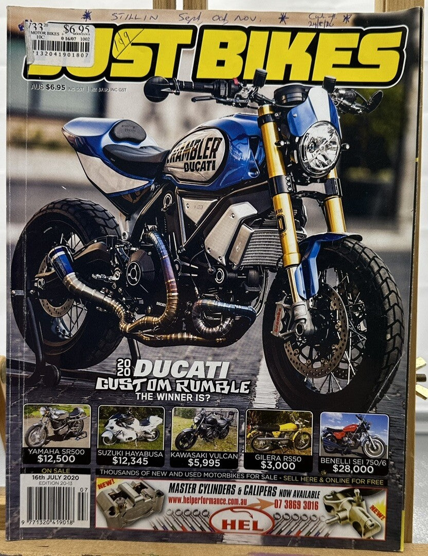 Just Bikes Issue 380 - 16th July 2020 - Magazine In OK Condition