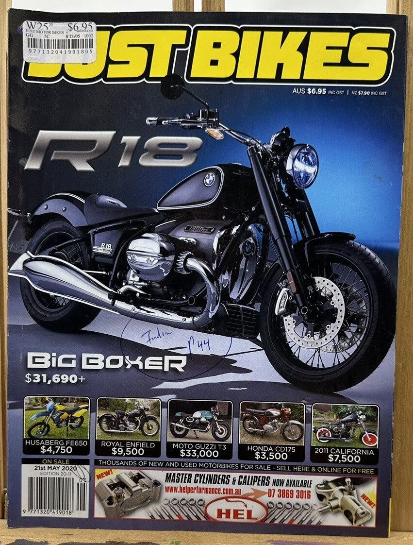 Just Bikes Issue 378 - May 2020 - Magazine In OK Condition