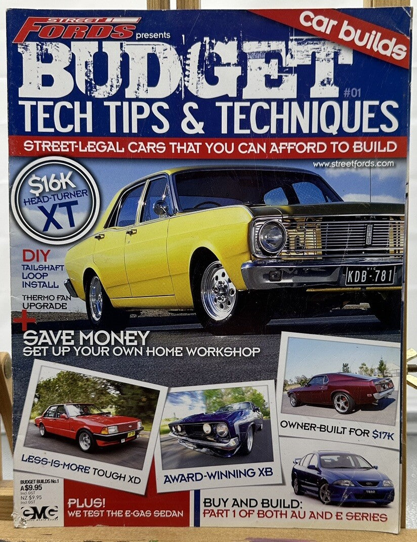 Street Fords Budget Tech Tips & Techniques Issue 1 Magazine In OK Condition
