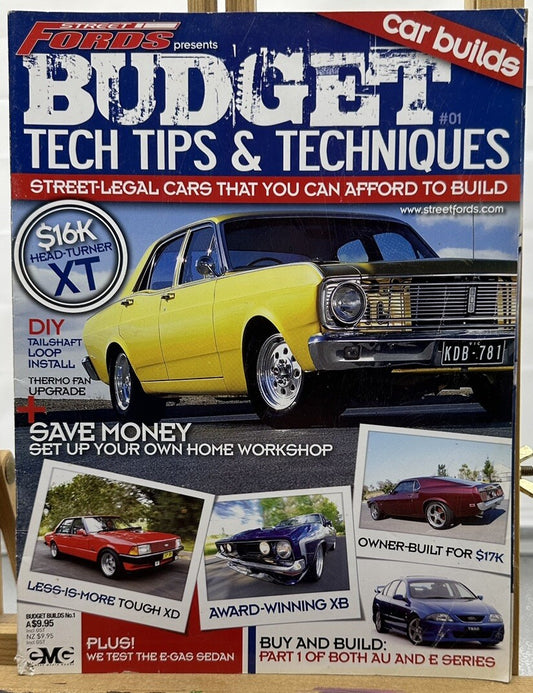 Street Fords Budget Tech Tips & Techniques Issue 1 Magazine In OK Condition