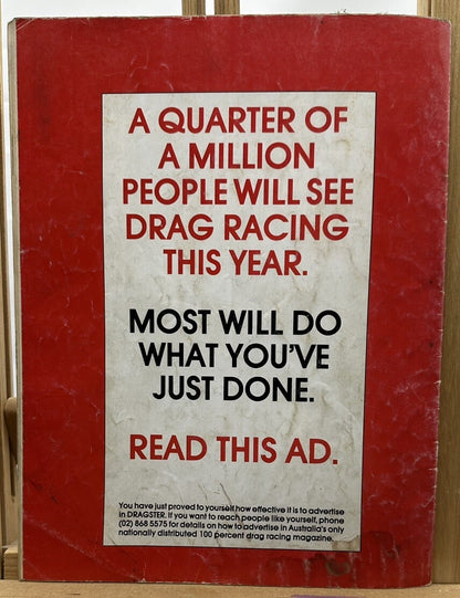 Dragster Australia Magazine - 24 August 1990 No.292 - In Ok Condition