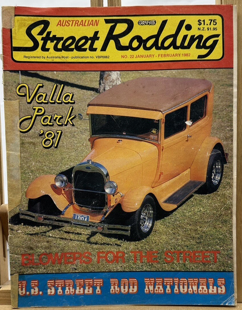 Australian Street Rodding Magazine - January / February 1982 No.22 Ok Condition