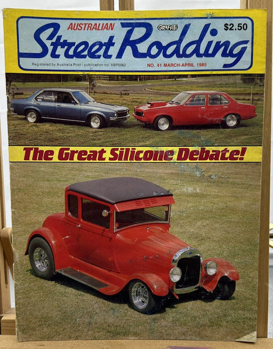 Australian Street Rodding Magazine - March / April 1985 No.41 - In Ok Condition