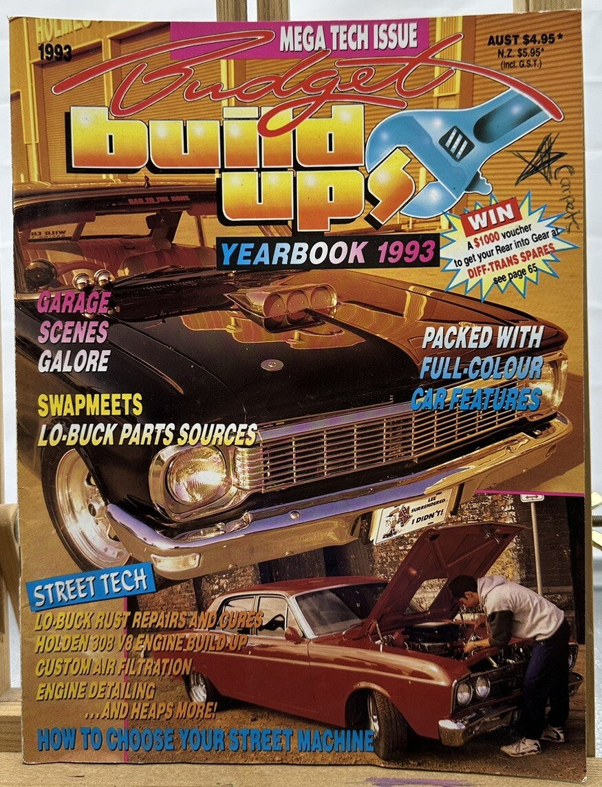 Budget Build Ups Yearbook 1993 Magazine - In Ok Condition
